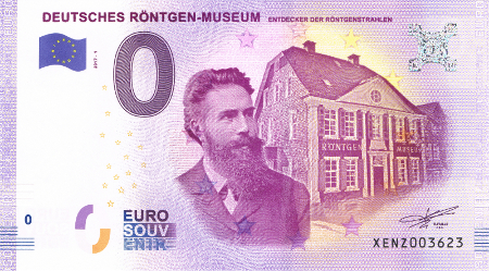 XENZ-2017-1 DEUTSCHES RÖNTGEN-MUSEUM ENTDECKER DER RÖNTGENSTRAHLEN