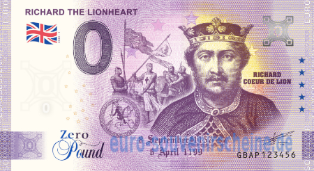 GBAP-2022-1 RICHARD THE LIONHEART  RICHARD COEUR DE LION