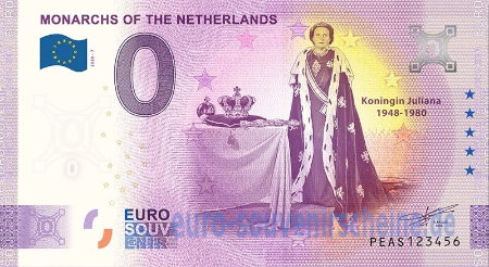 PEAS-2020-7 MONARCHS OF THE NETHERLANDS KONINGIN JULIANA
