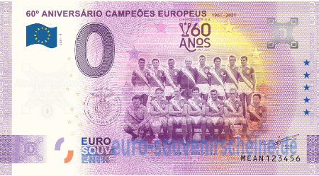 MEAN-2021-9 60° ANIVERSÁRIO CAMPEÕES EUROPEUS  1961-2021